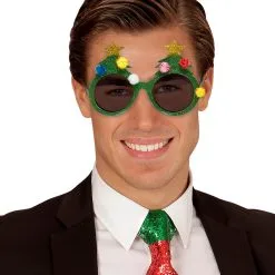 Brille Weihnachtsbaum -Finster Mode Haus weihnachtsbaum brille weihnachtsbrille weihnachts scherzartikel scherzbrille christmas tree glasses 26958 3