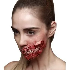 Zombie Kieferfraß Latexwunde