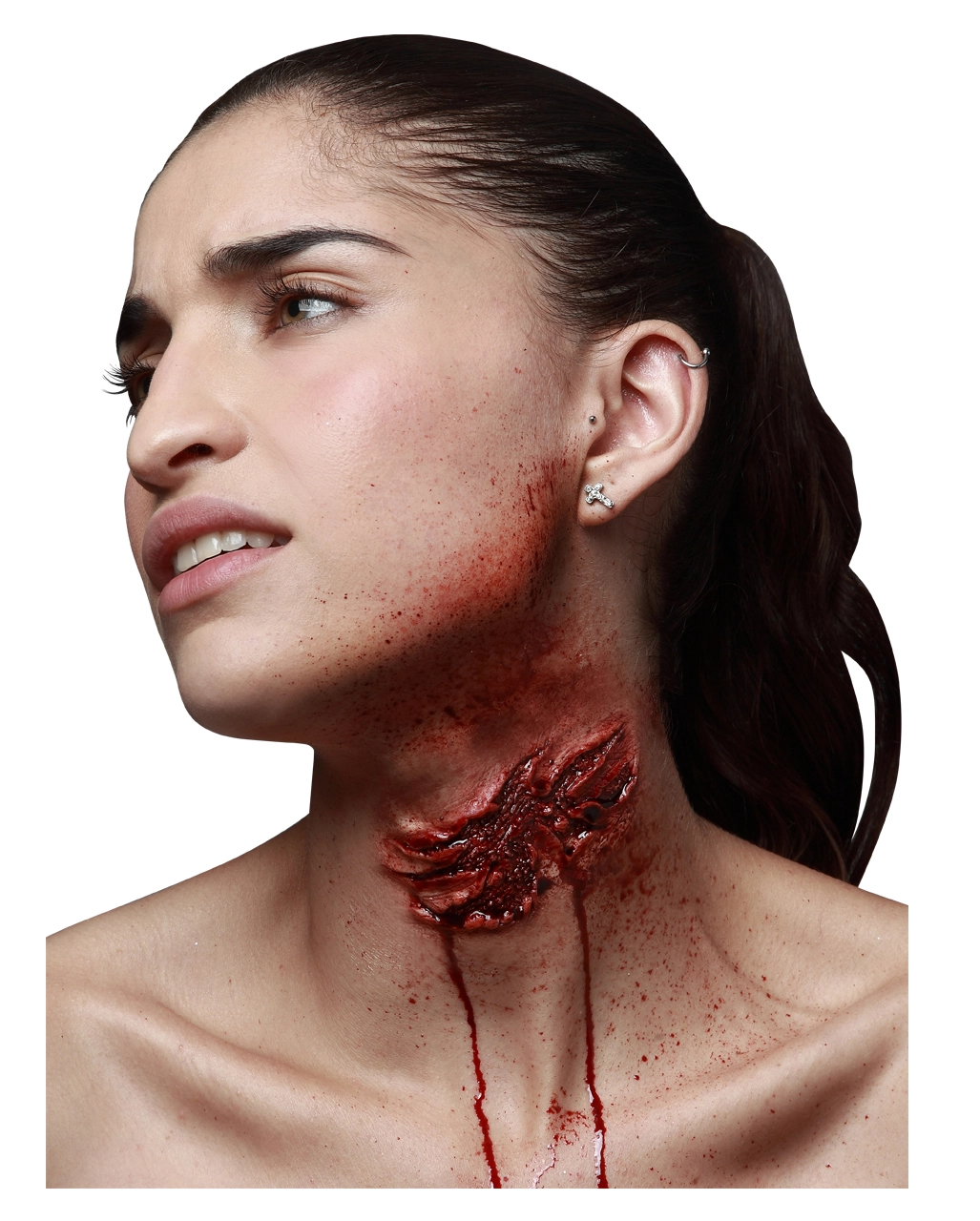 Zombie Kratzspuren Latexapplikation 3 Zombie Kratzspuren Latexapplikation